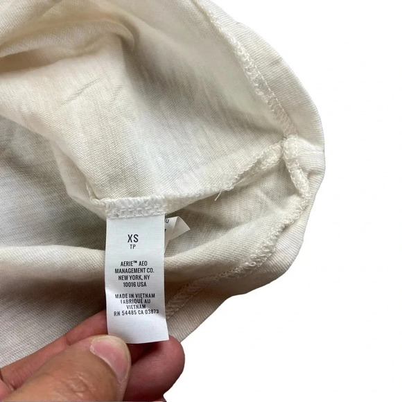 Aerie Tie-Dye Short Sleeve Tie Hem Shirt - Picture 6 of 10